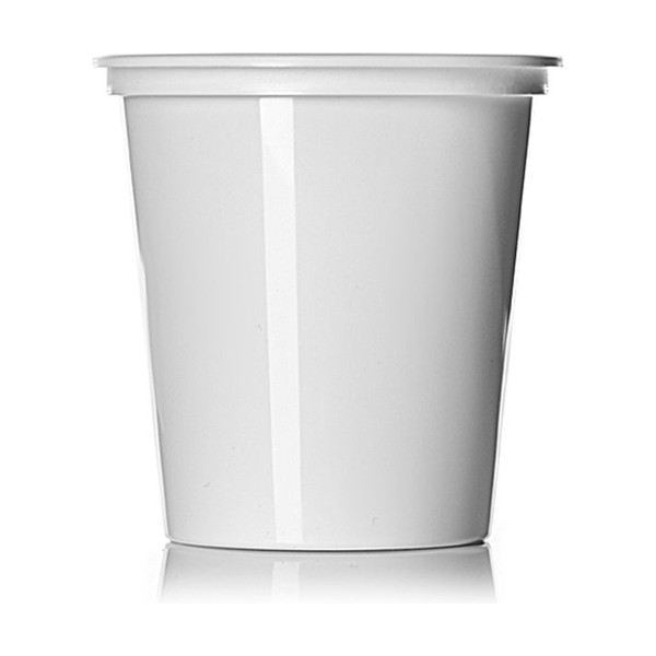 8.9 oz White PP Round Tub