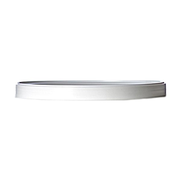 White LDPE Round Tub Lid